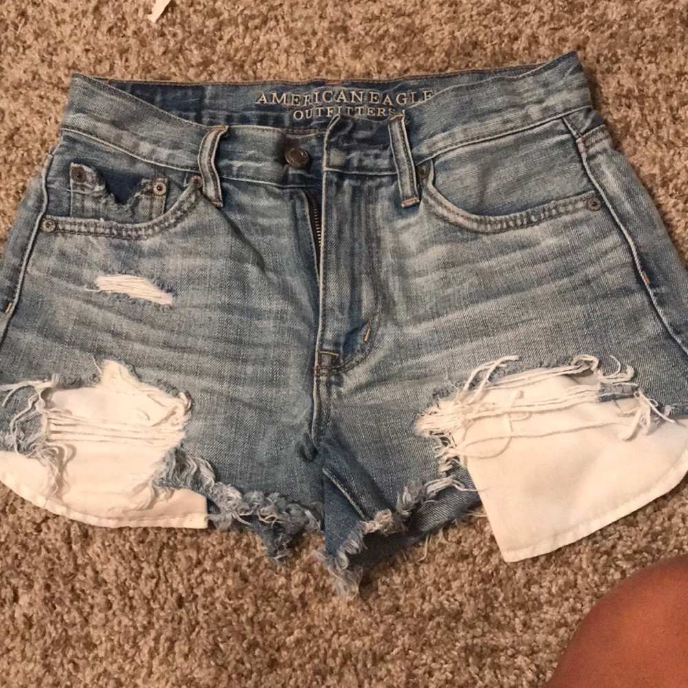 American Eagle cut off jean shorts
